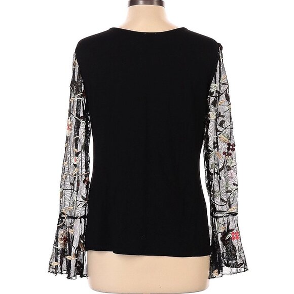 Como Vintage Lace Sleeve Top - Picture 2 of 2